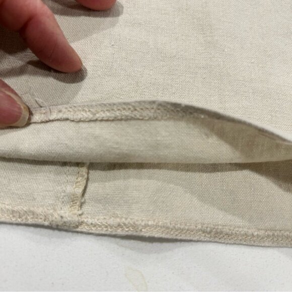 Vintage Nissa Linen Blend Hip Hugger Flared Pant - Picture 16 of 16